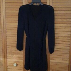 Elie Tahari Blue Silk and Lace Bohemian Dress